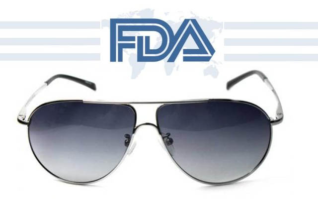 销往美国眼镜FDA认证,太阳眼镜FDA注册,FDA滴珠测试证明